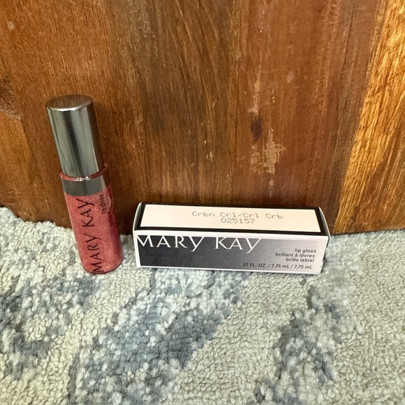 MARY KAY Lip Gloss CARIBBEAN CORAL Shimmer Full Size .27 fl. oz. 025157 NEW! - Picture 1 of 4